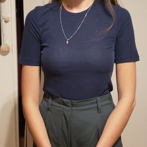 2/$20 Frank and Oak Navy T-shirt